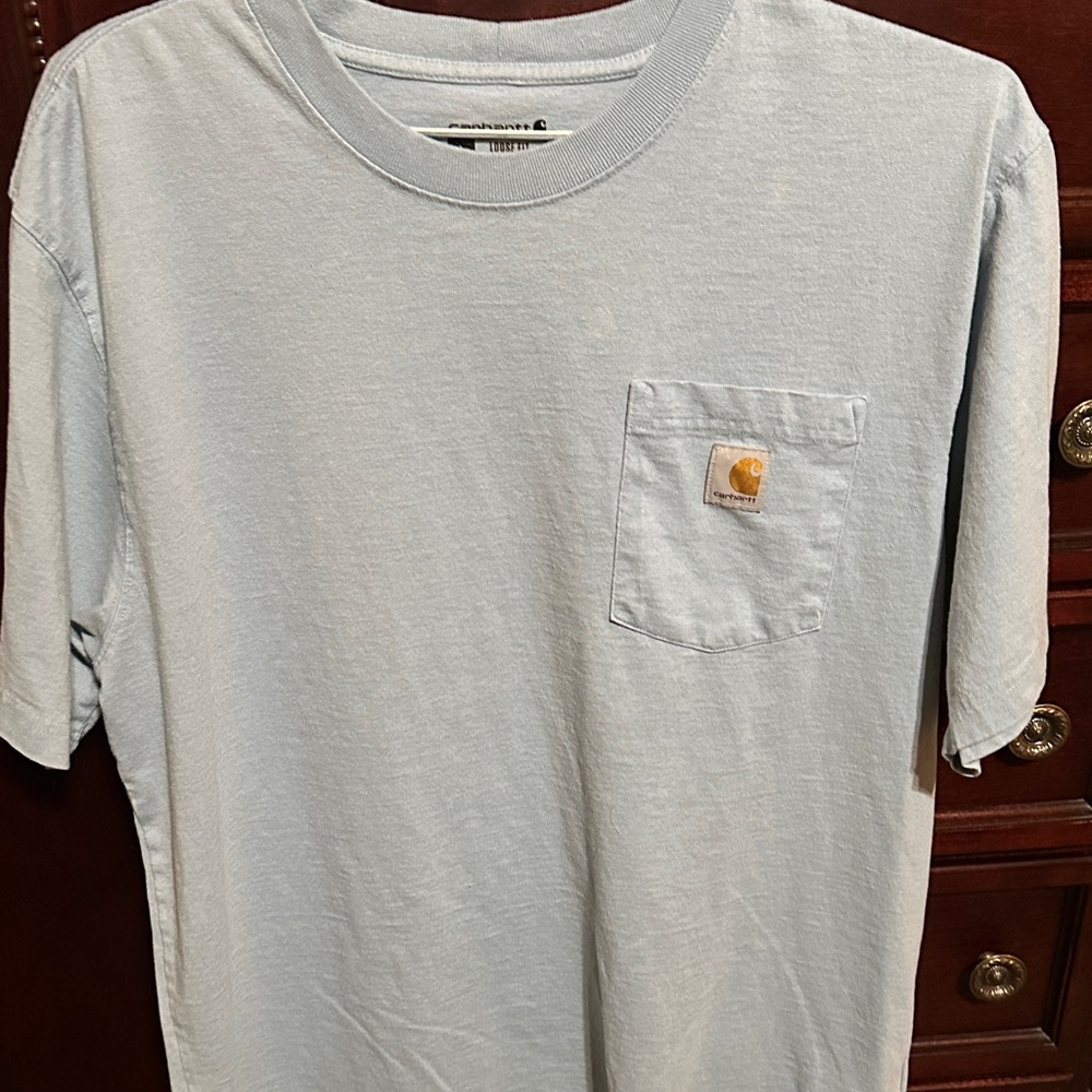Carhartt Men's Sky Blue Short Sleeve Tee